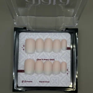 Bare Nude Press-On Nails — Short Square, Matte — twenty-four nails in the ANARA box